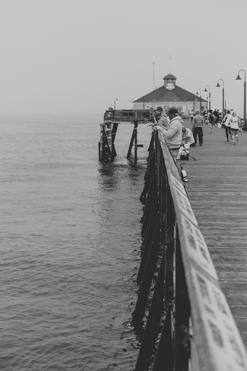 Image - pier pathway ocean sea water