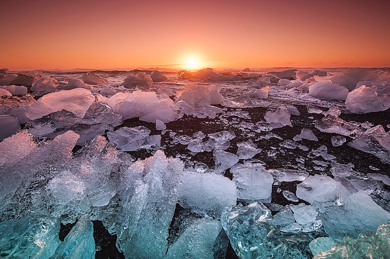 Image - sea ocean coast shore nature ice