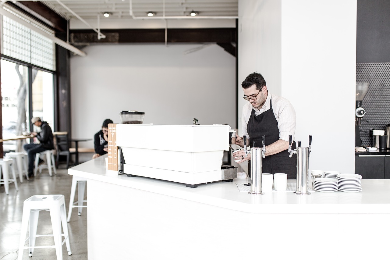 Image - people man barista coffeehouse