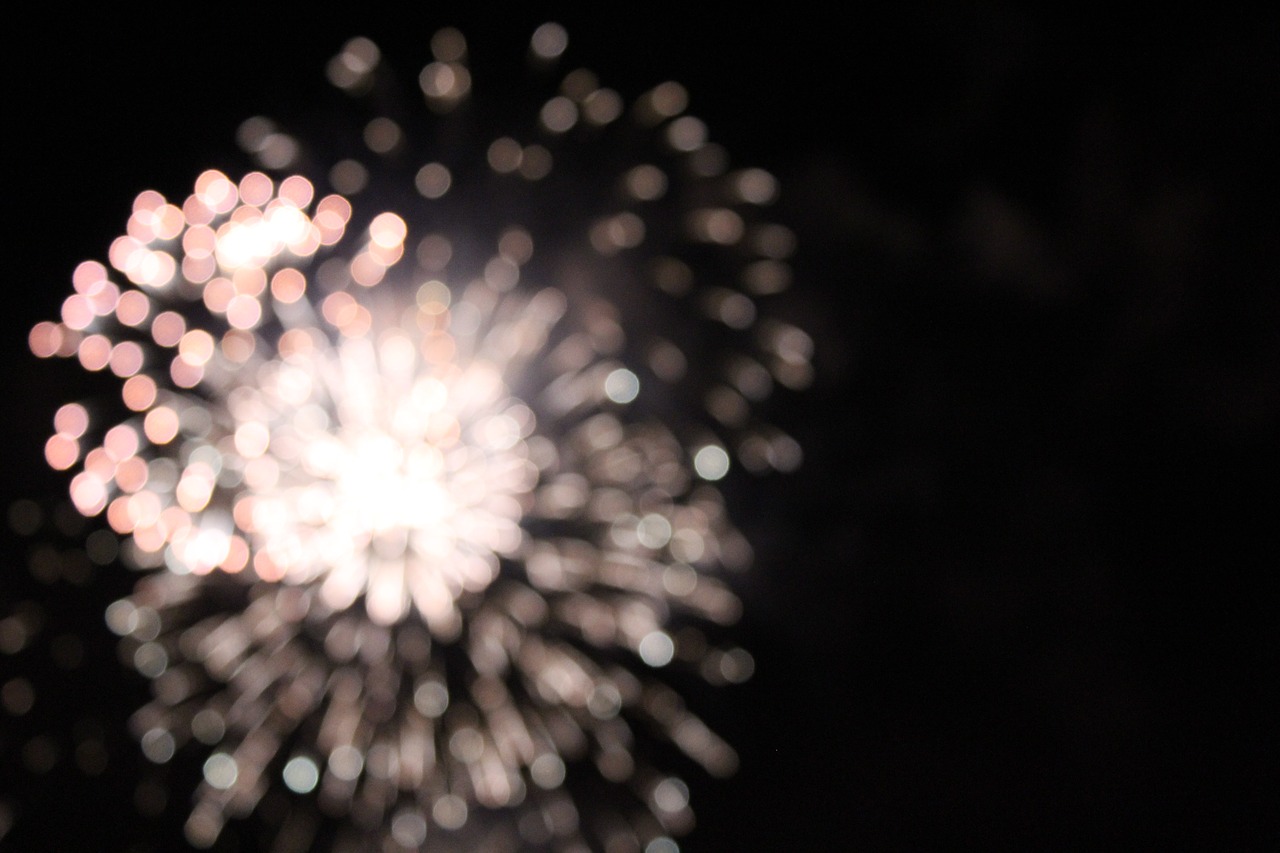 Image - fireworks fire party night