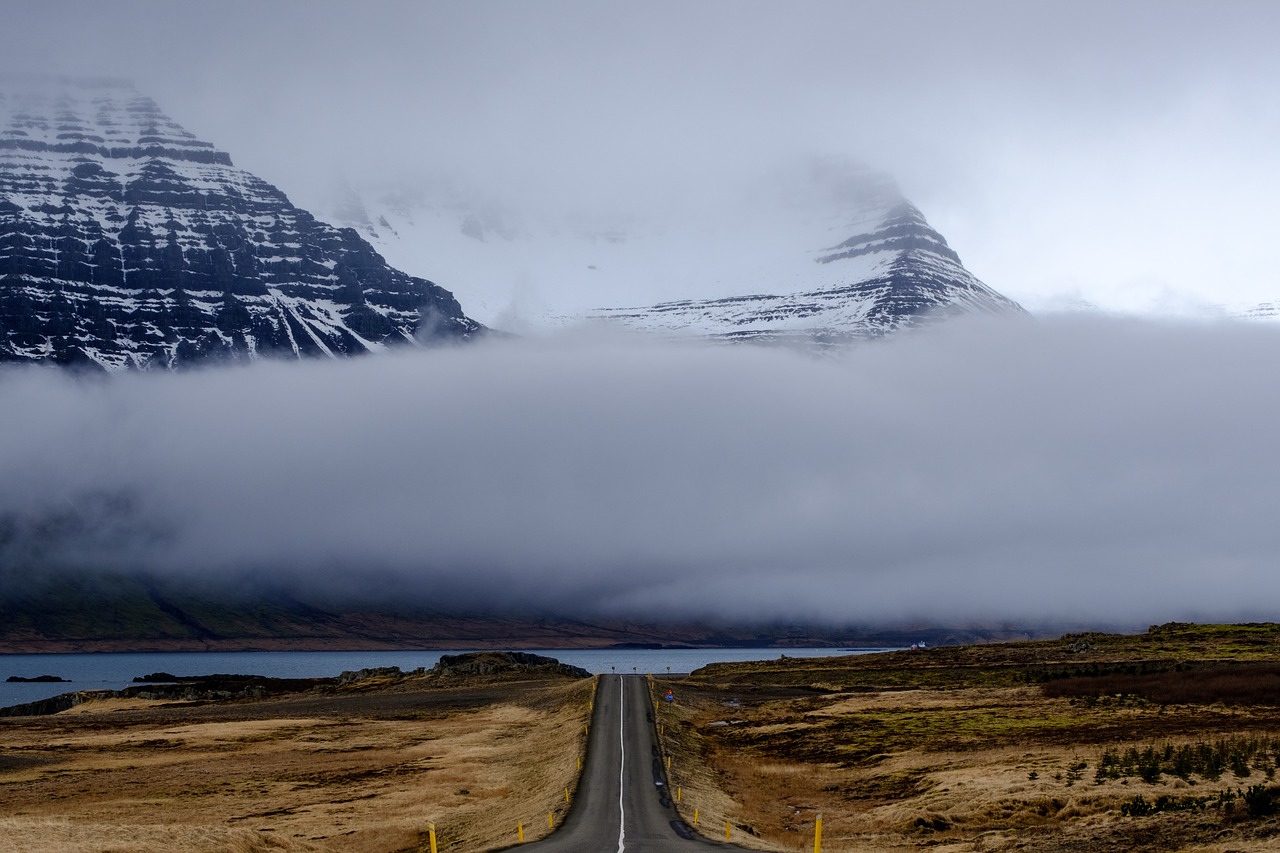 Image - mountain highland cloudy sky
