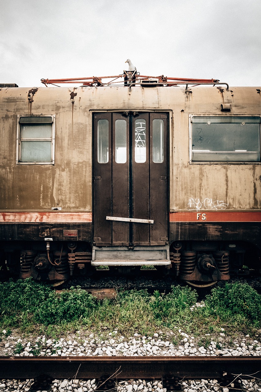 Image - train railway track metal rock