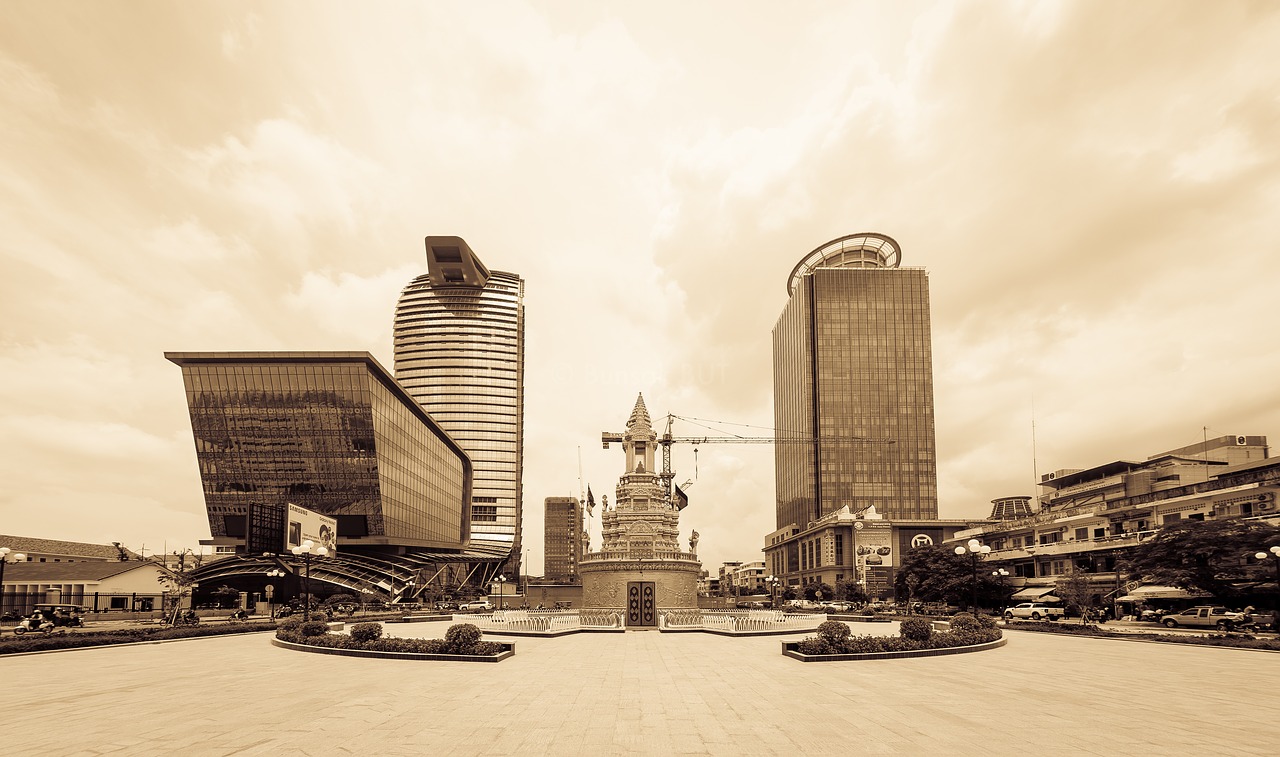 Image - phnom penh cambodia khmer landmark