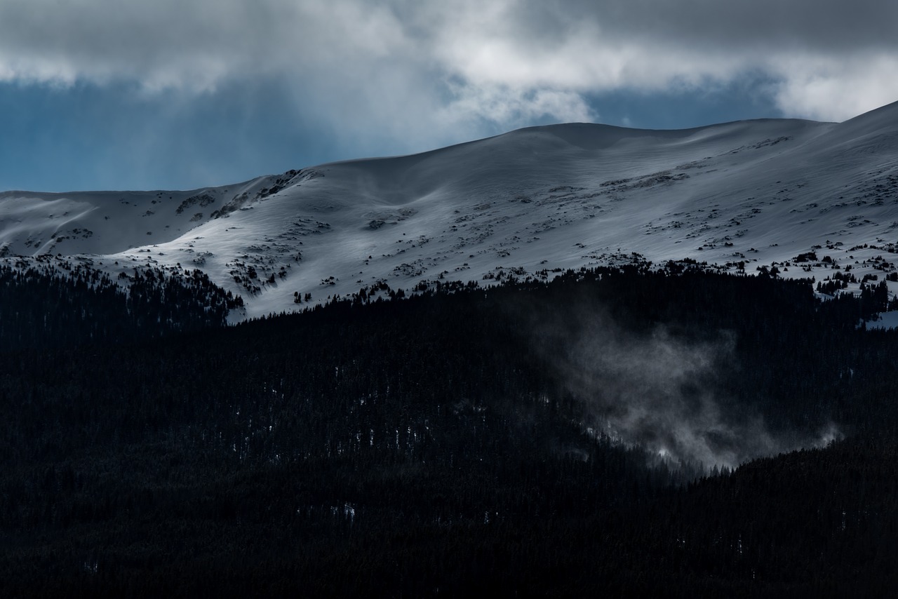 Image - dark mountain highland landscape