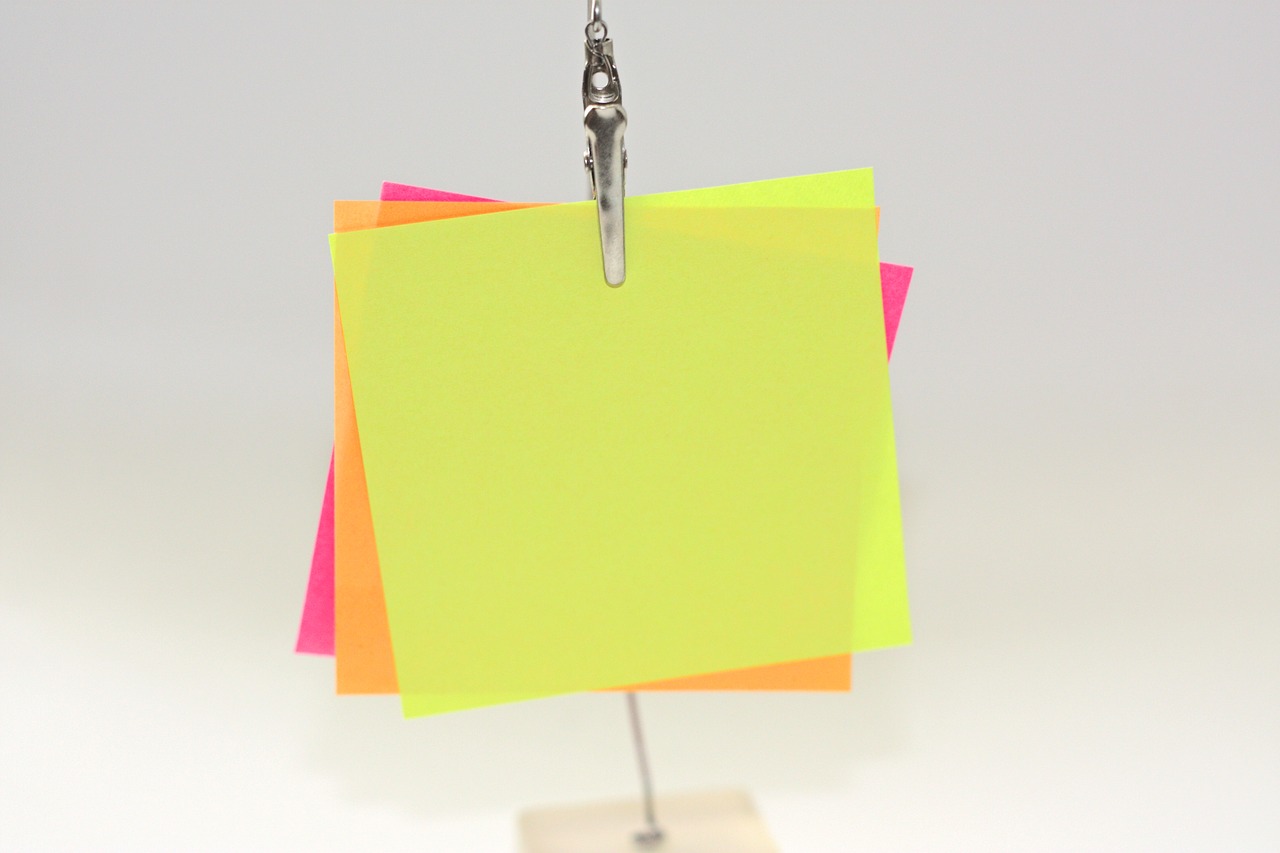 Image - sticky notes notes messages contact