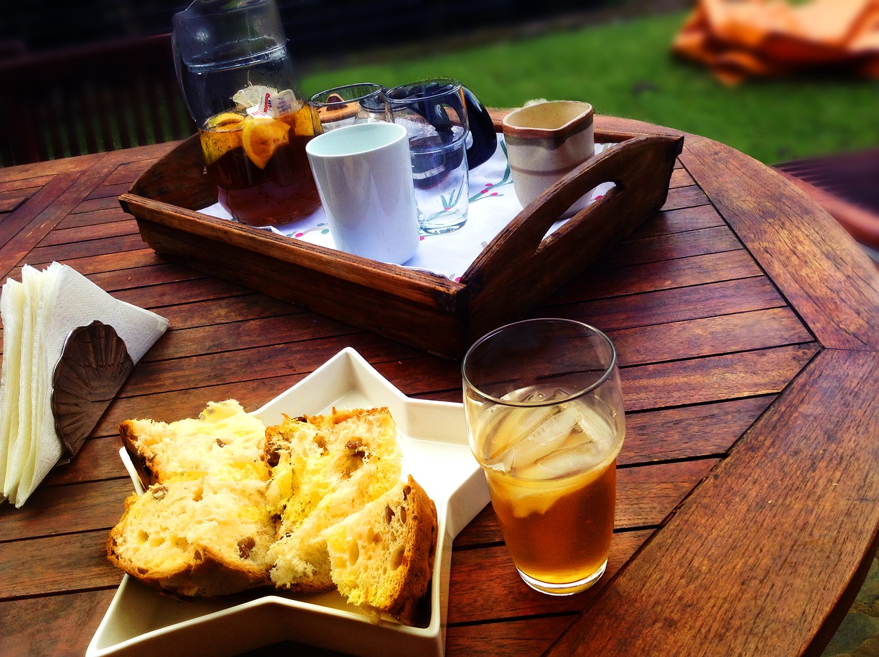 Image - break tea bread breakfast