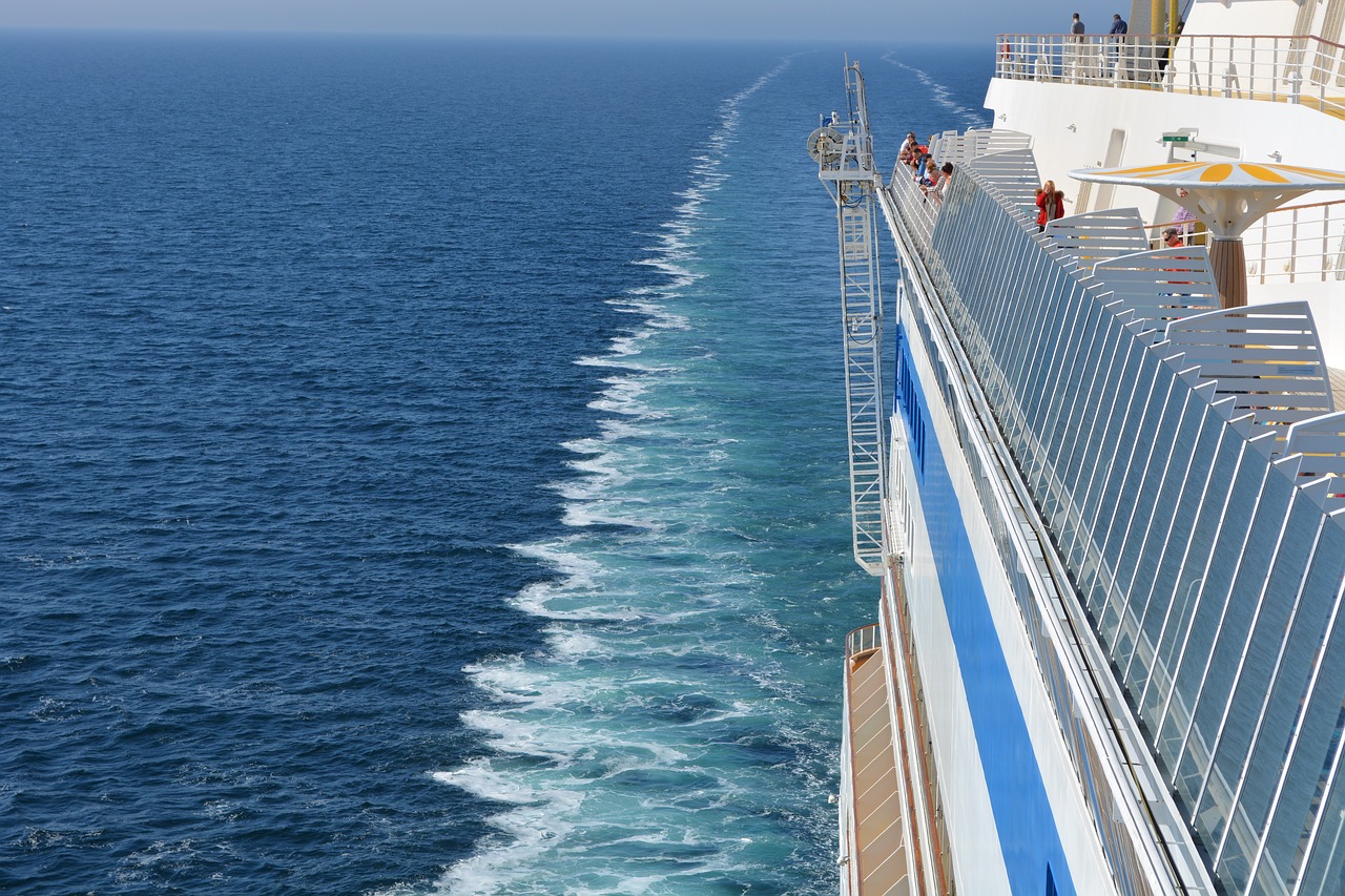 Image - cruise view sea blue travel