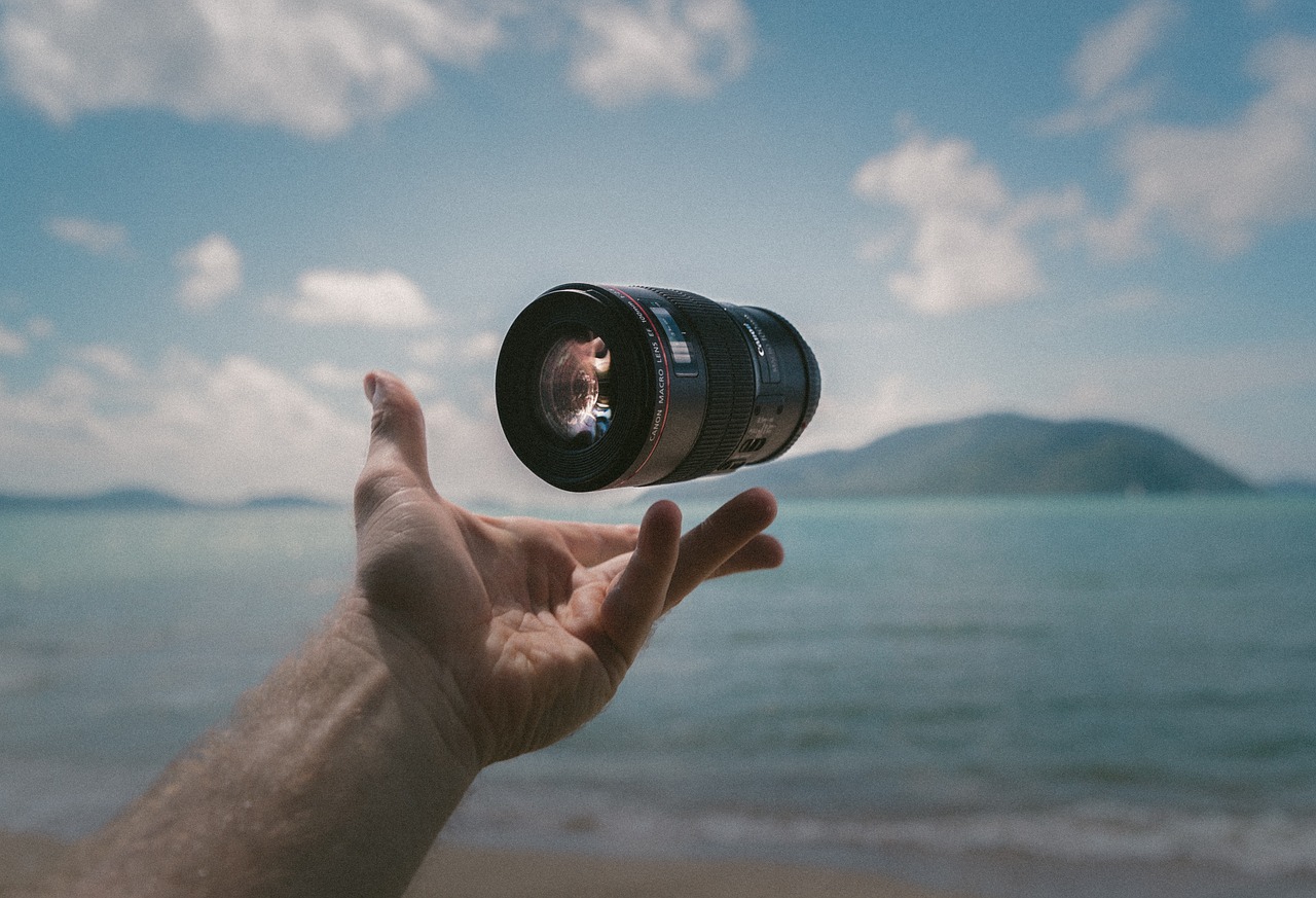 Image - camera lens accessory sea water
