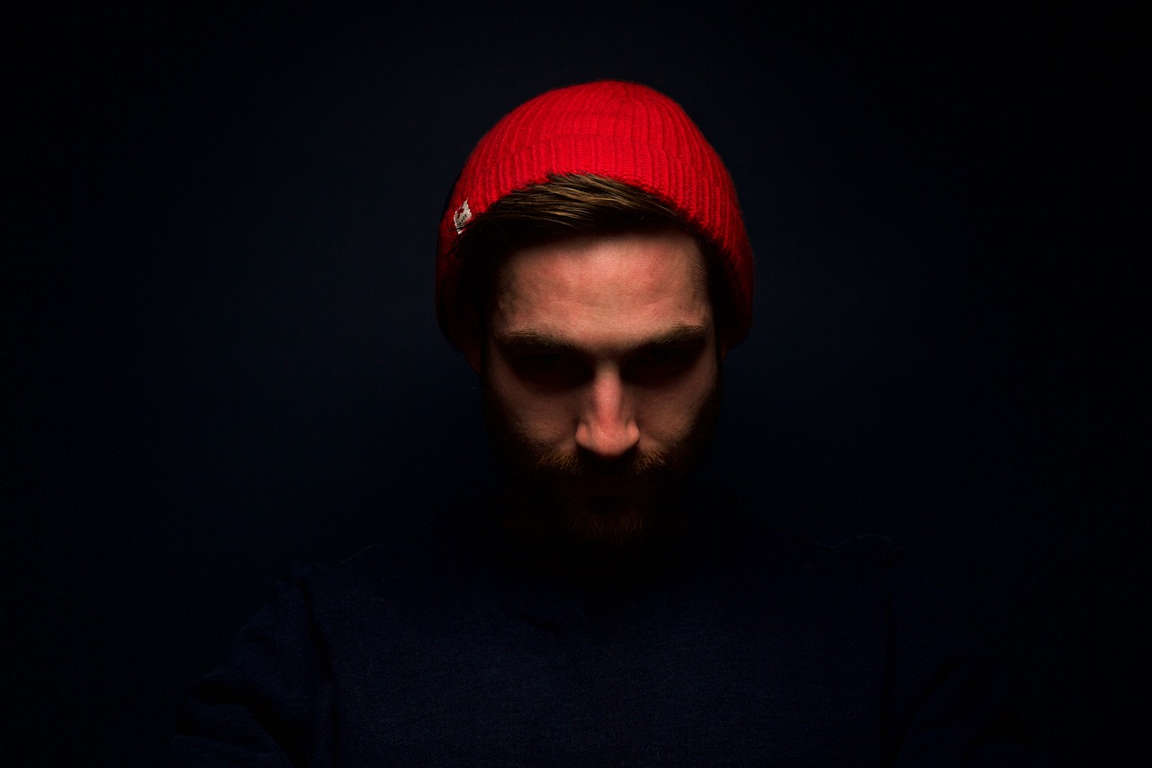 Image - people man guy face red beanie