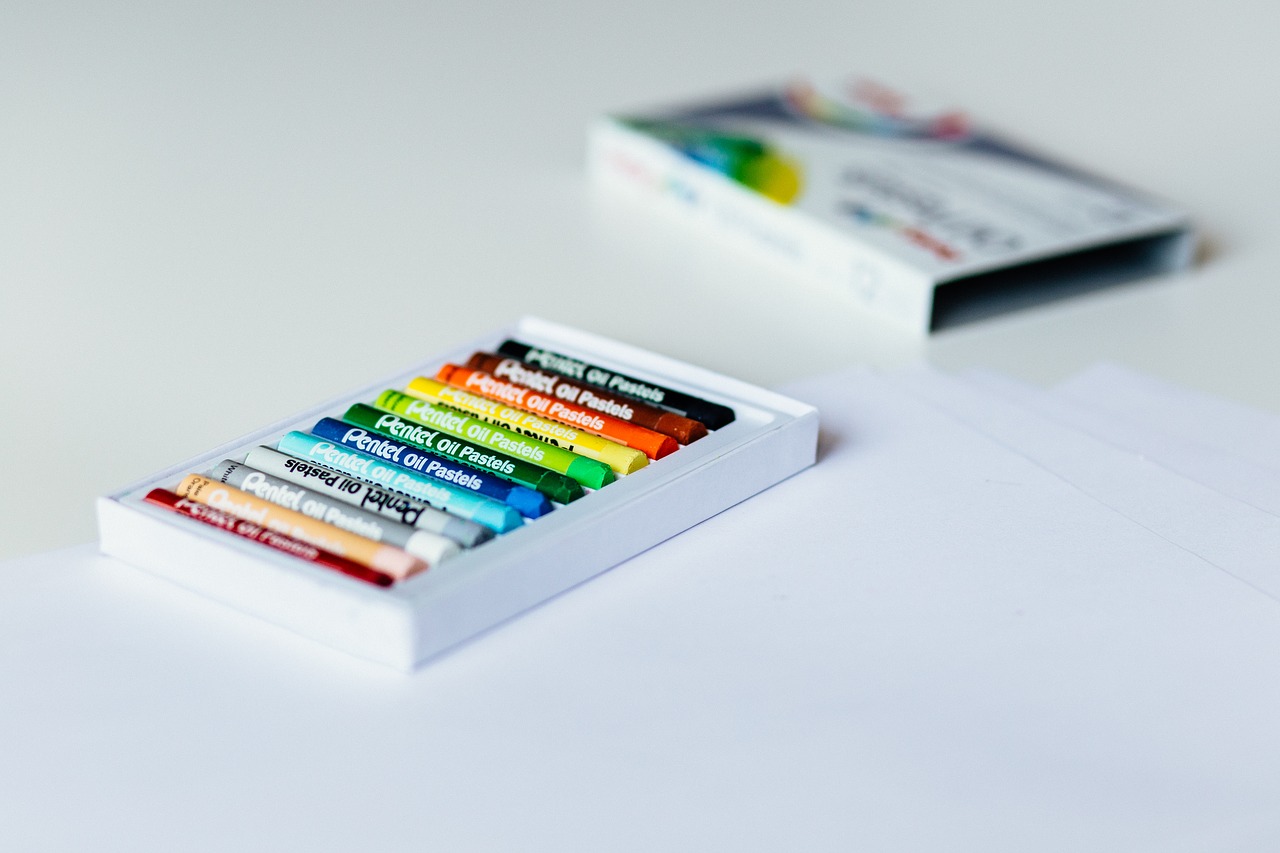 Image - crayons color colorful art box