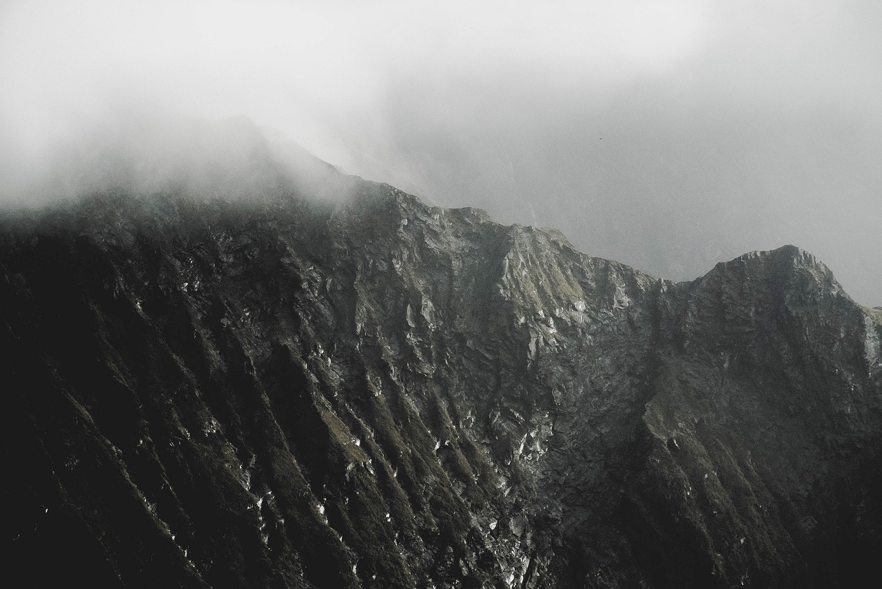 Image - nature water rocky mountains smoke