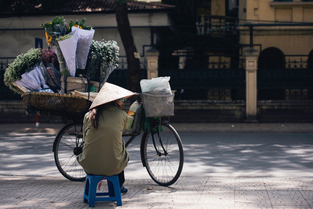 Image - street vendor seller people woman