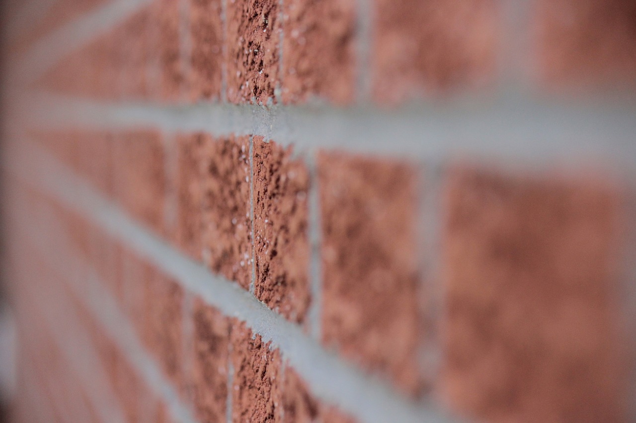 Image - wall bricks lines focus