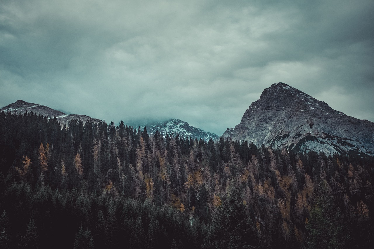 Image - mountain highland cloudy sky