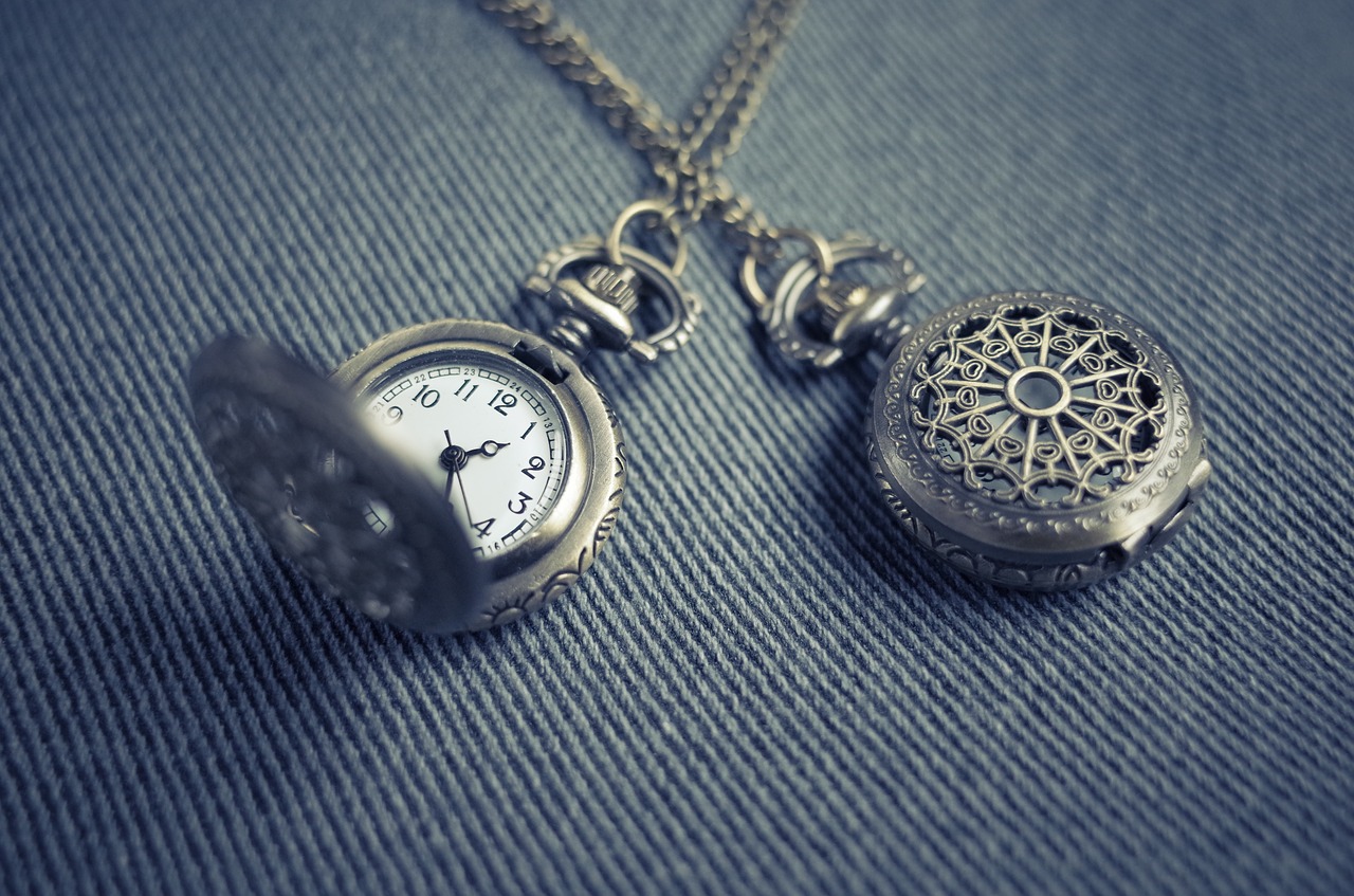 Image - locket pendant necklace watch