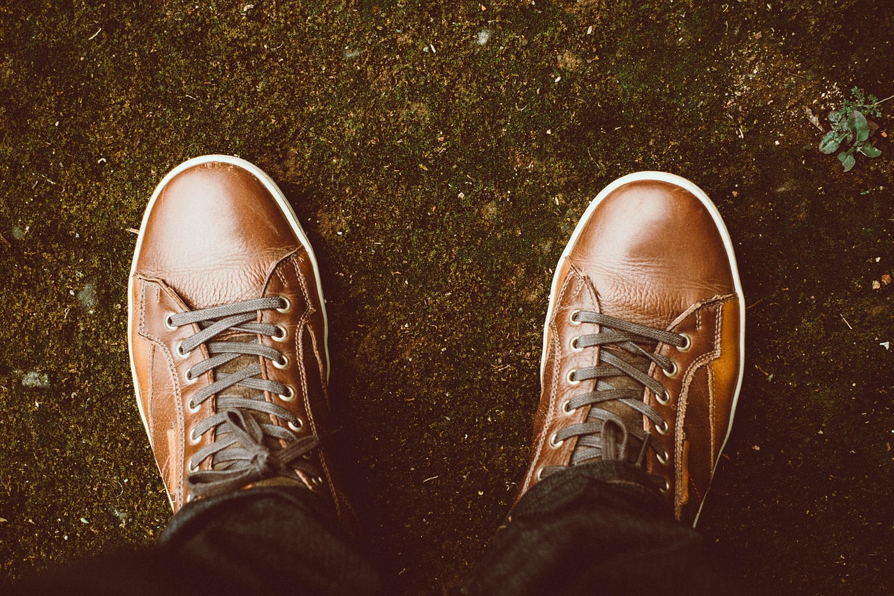 Image - brown leather shoes footwear