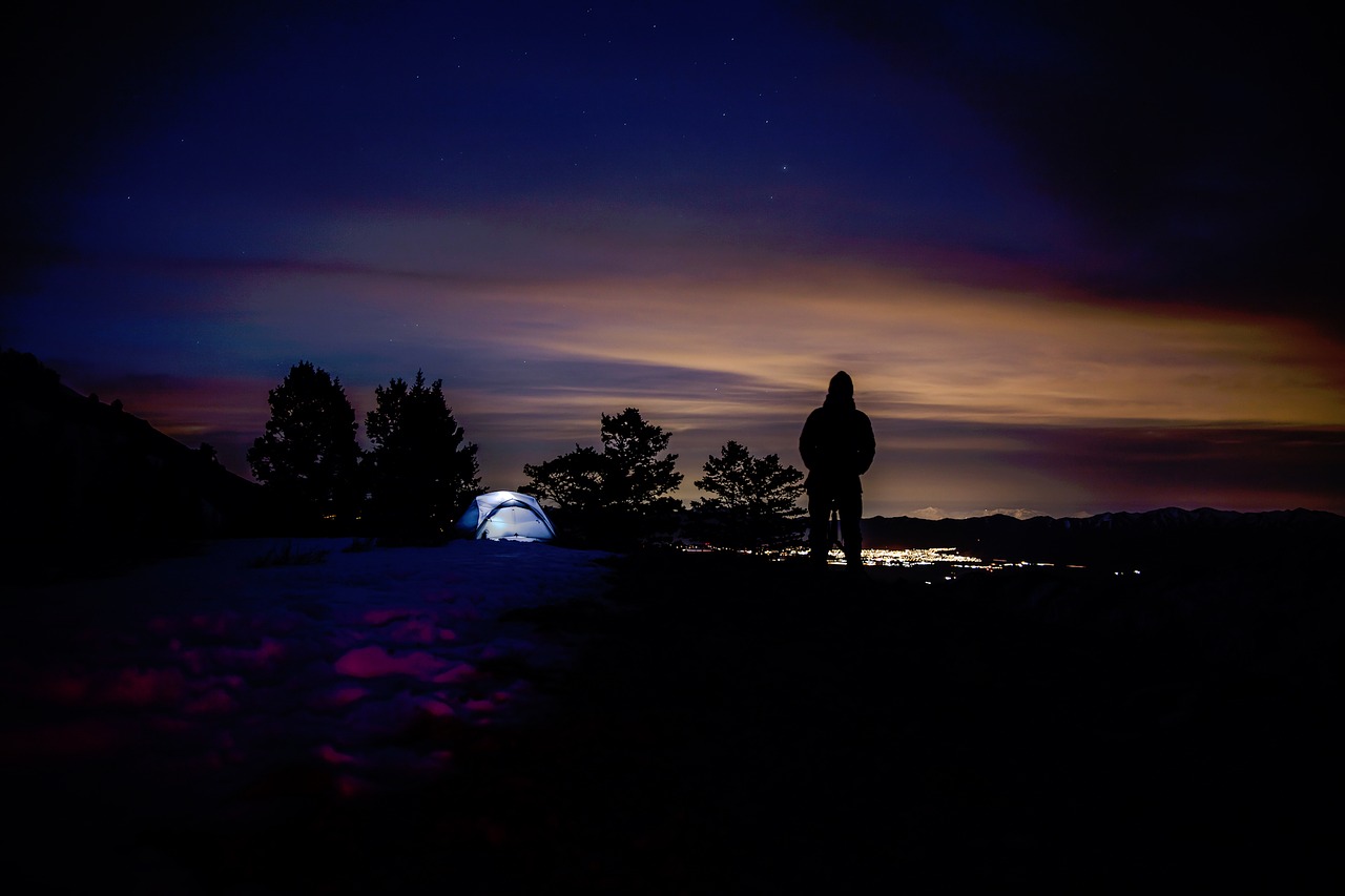 Image - nature trees camping travel sky