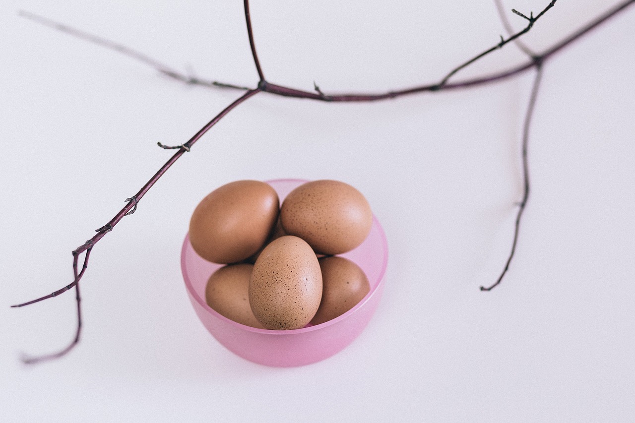 Image - eggs pink container stem