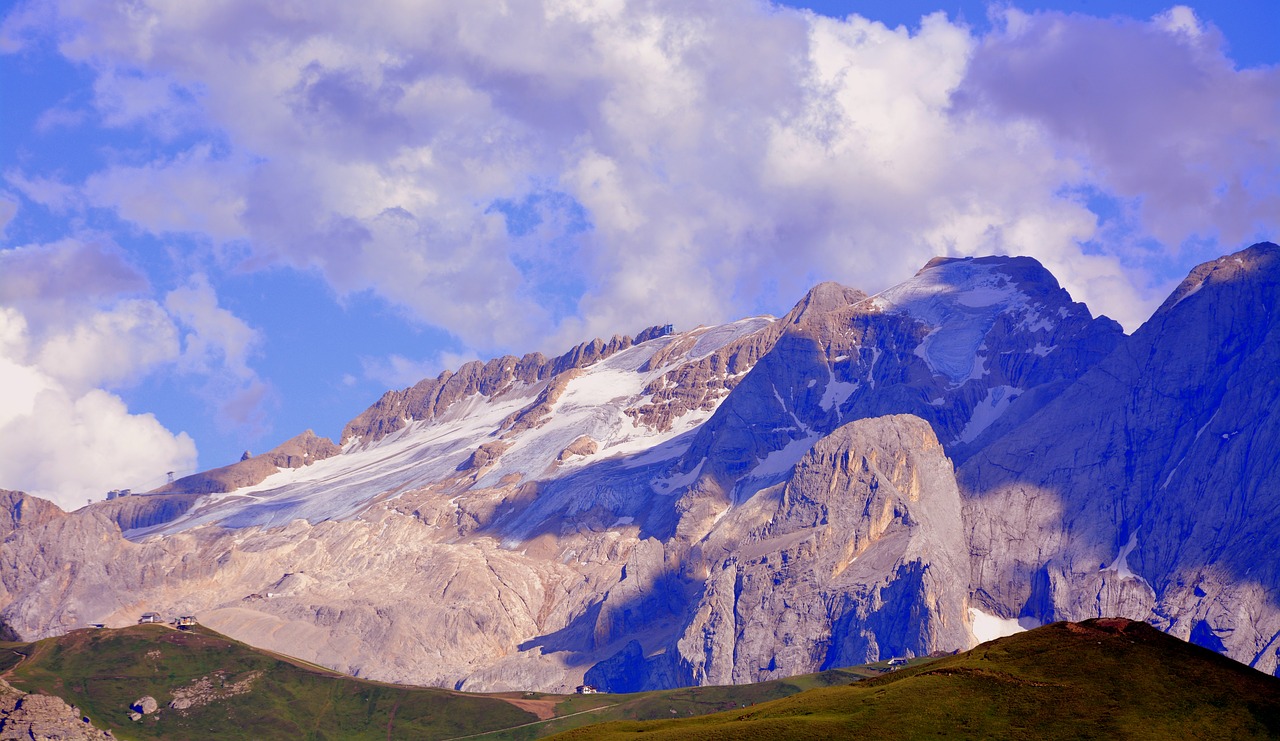 Image - glacier dolomites marmolada