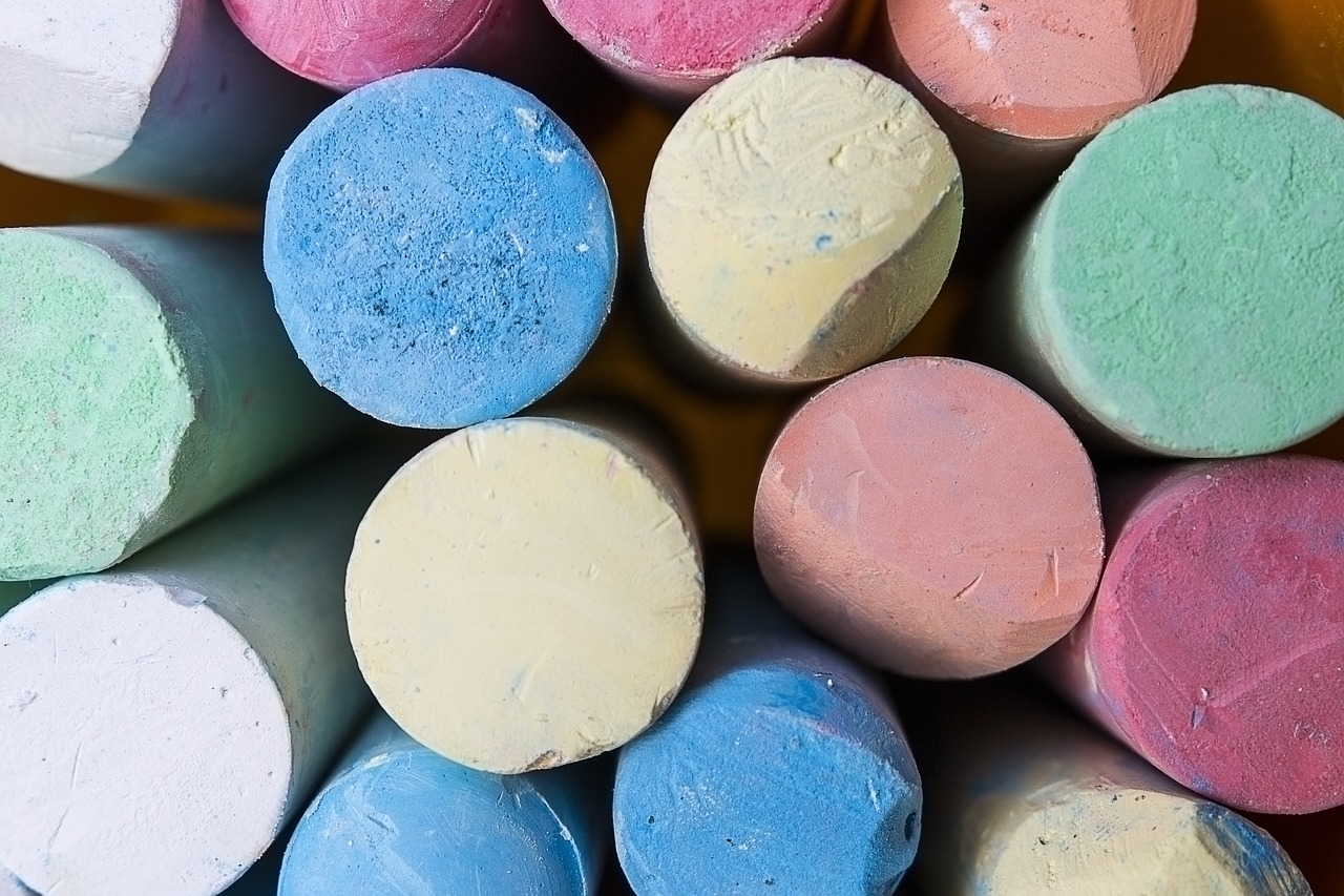 Image - colours chalk colorful creativity