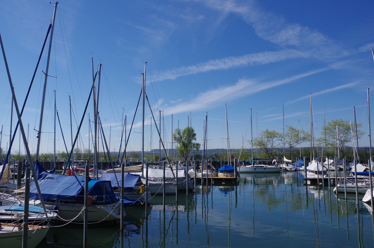 Image - überlingen port lake constance lake