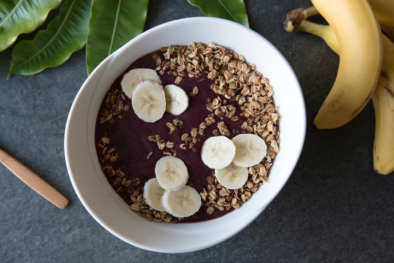 Image - banana cereal meal food snack