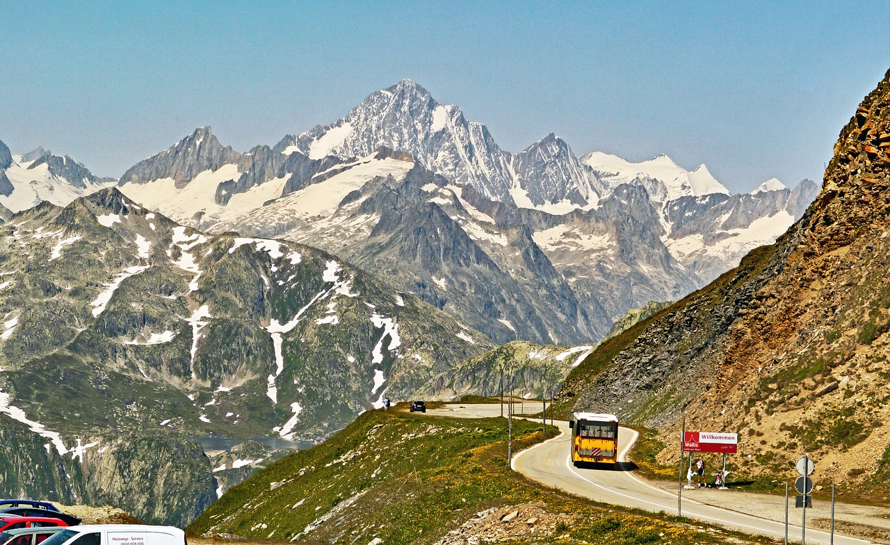 Image - switzerland view from the furka pass