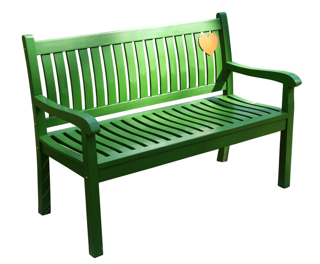 Image - bank green sit park bench seat