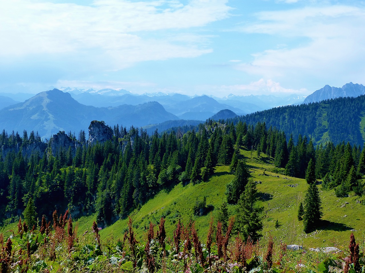 Image - landscape mountains alps solitude