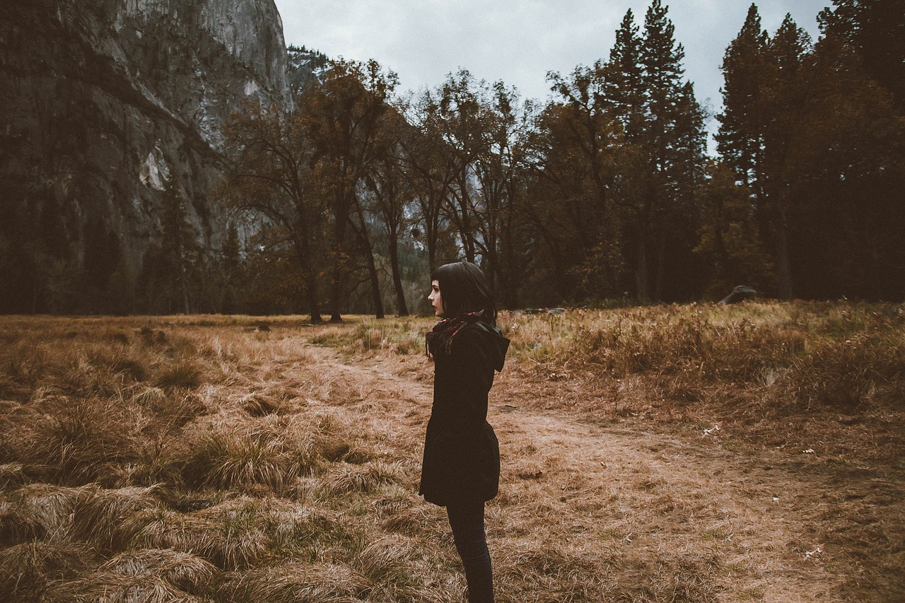 Image - people woman black dress coat