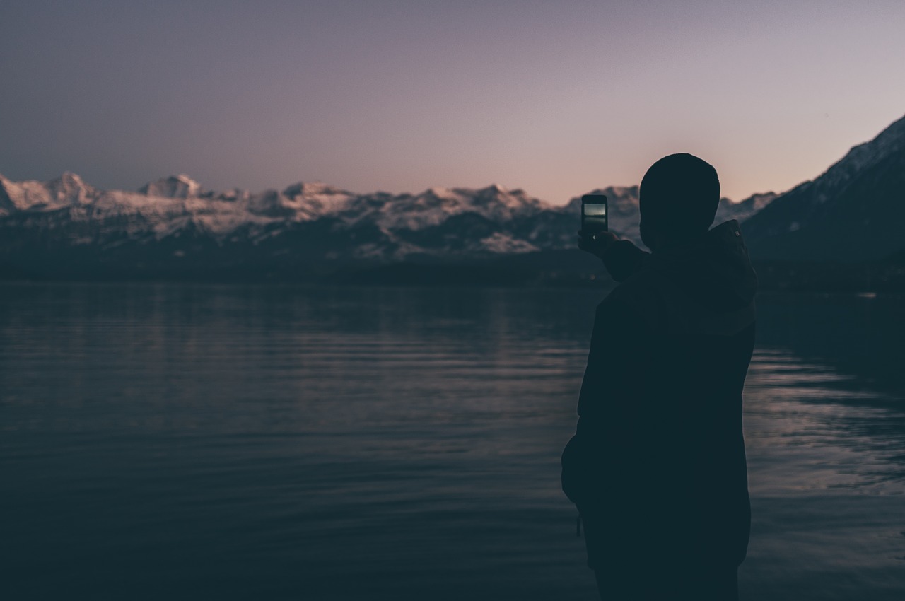 Image - dark people man guy alone camera