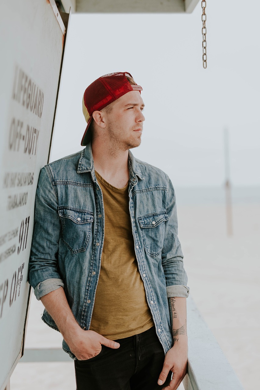 Image - people guy man standing alone cap