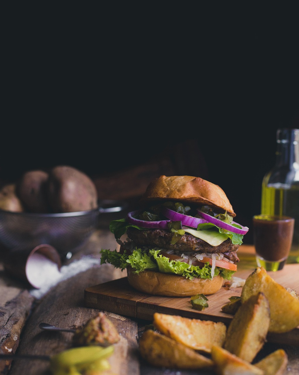 Image - ham burger sandwich food bread