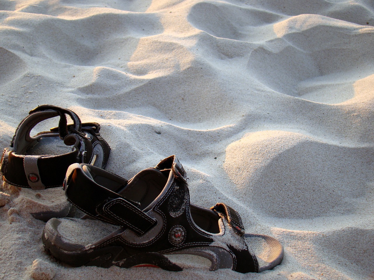 Image - sandals sand beach holiday shoes