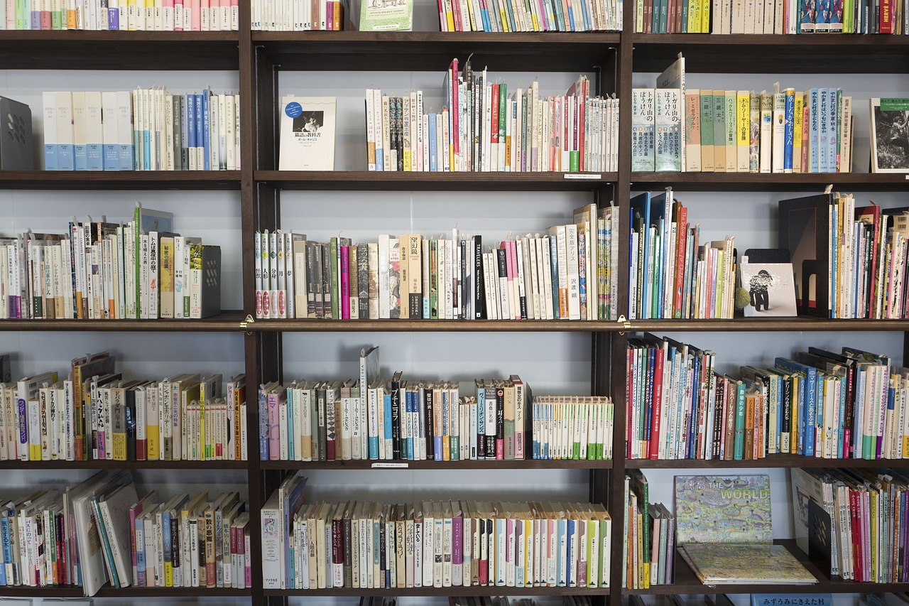 Image - book novel read library shelf