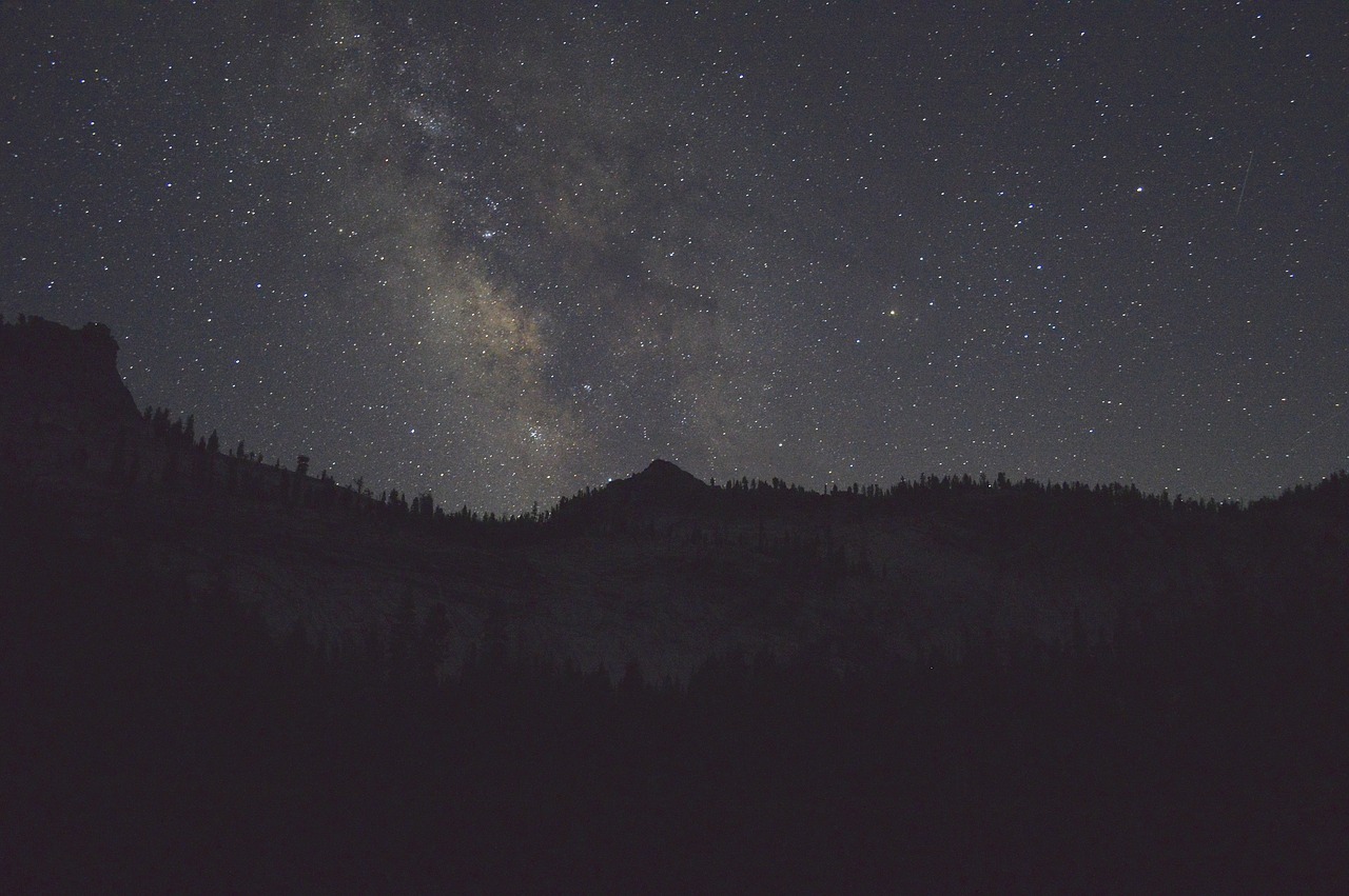 Image - dark night star stargazing