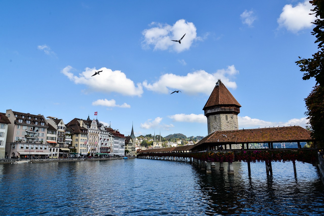 Image - luzern lake switzerland sky water