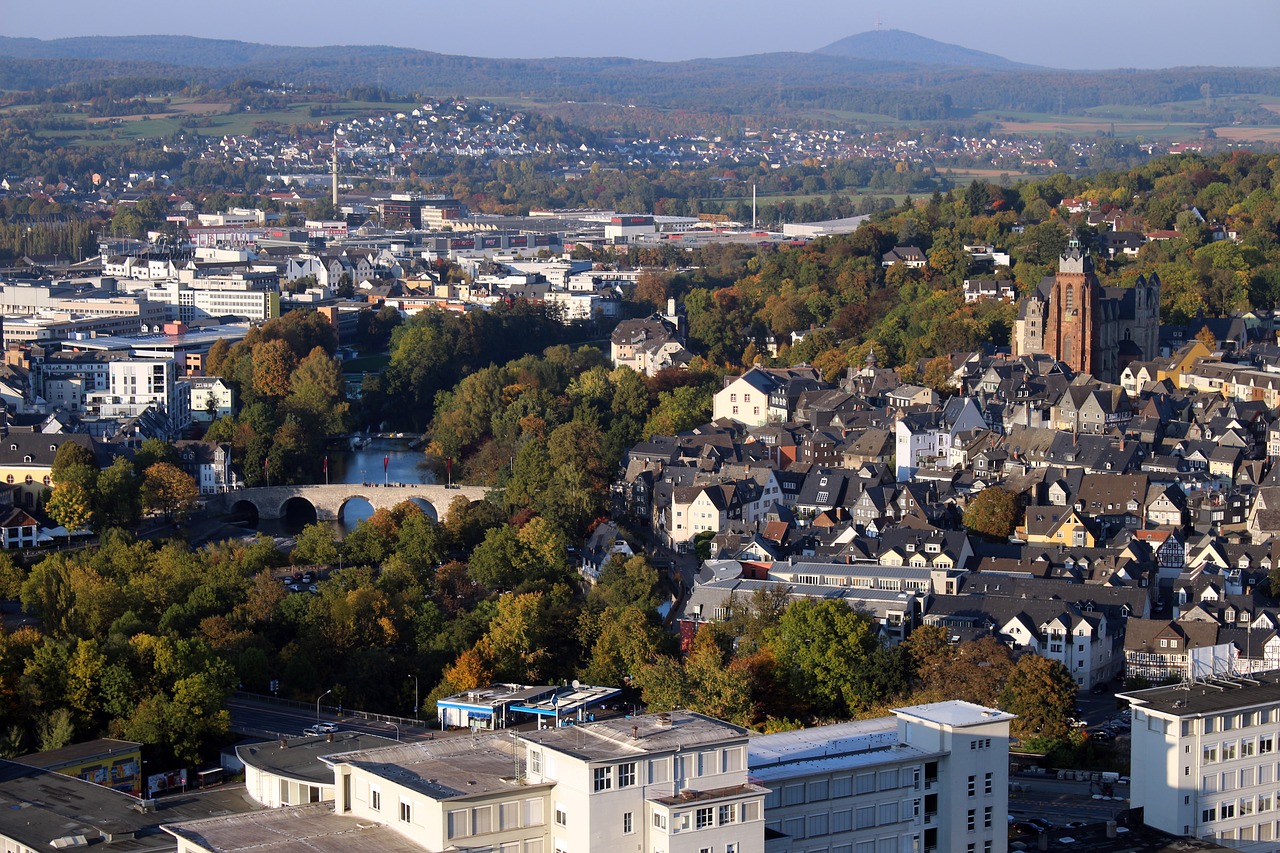 Image - wetzlar lahn evening autumn city