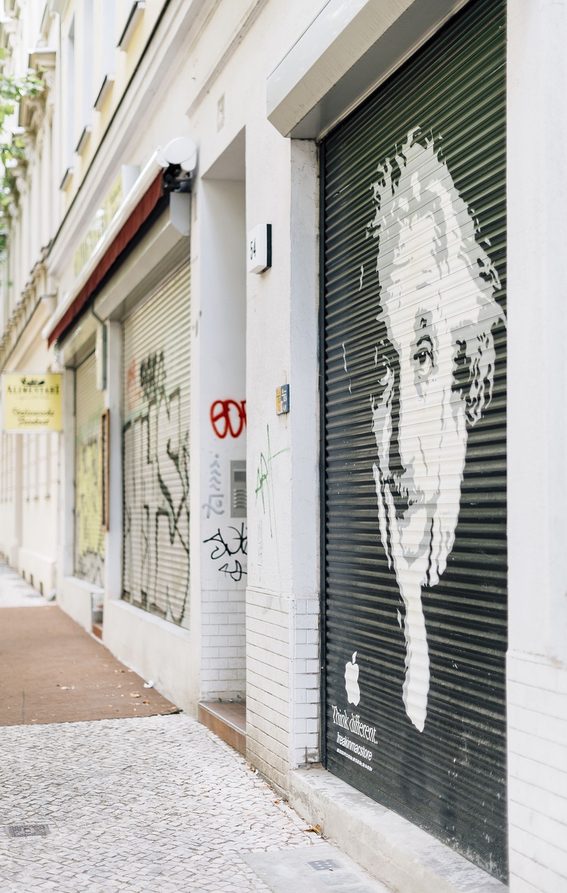 Image - wall paint albert einstein people