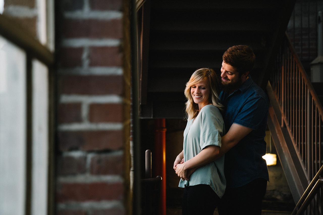 Image - people couple hug love man woman