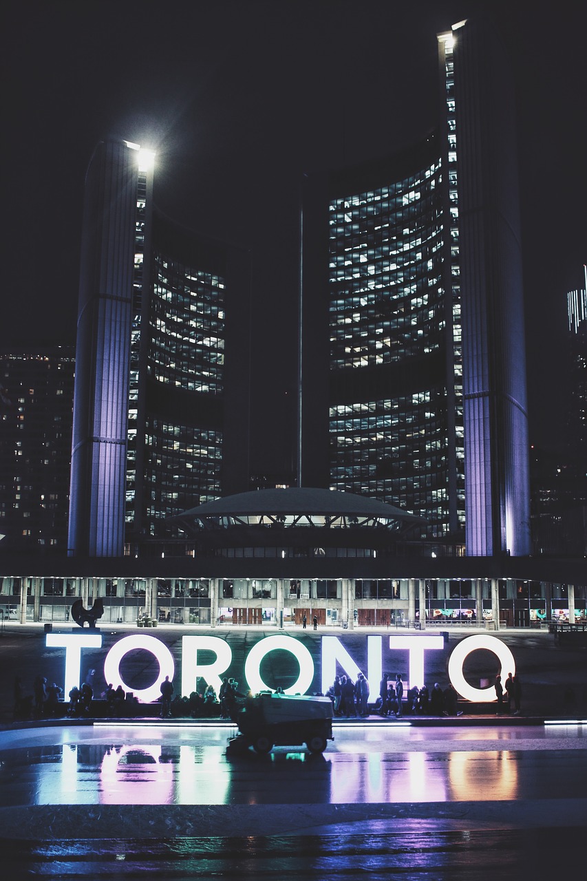 Image - toronto urban city lights