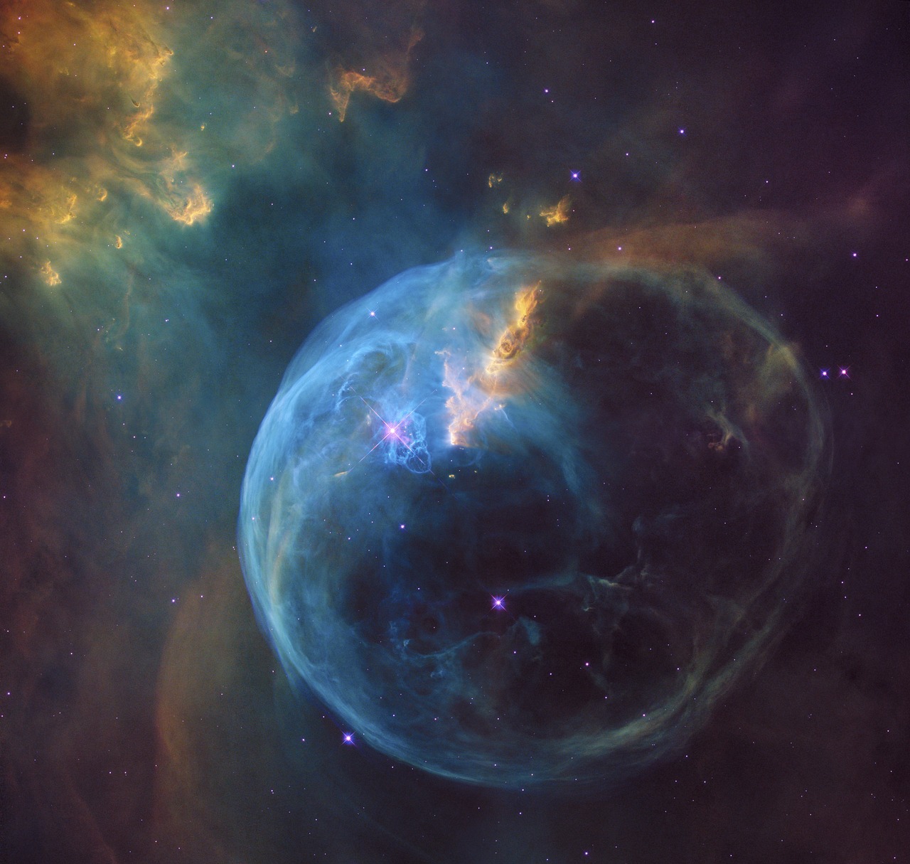 Image - space bubble nebula constellation