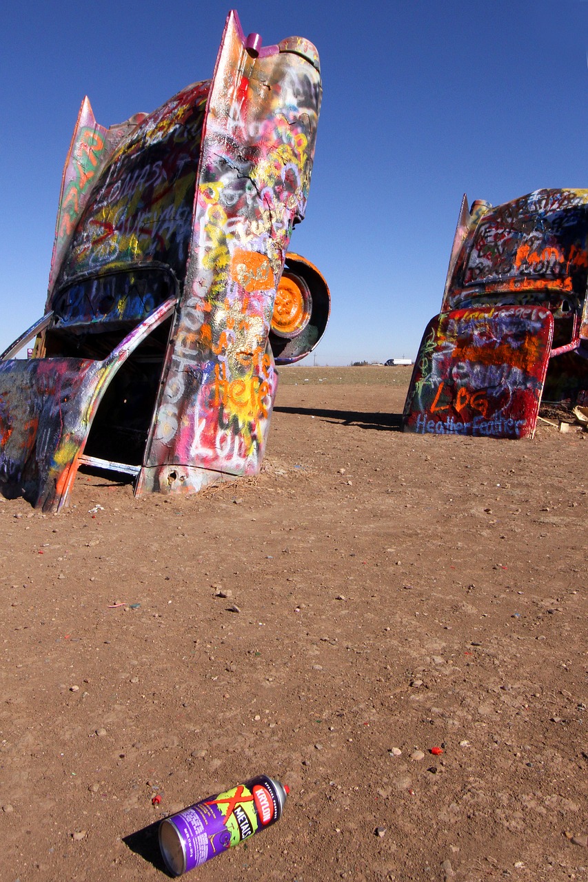 Image - cadillac ranch texas cars junk