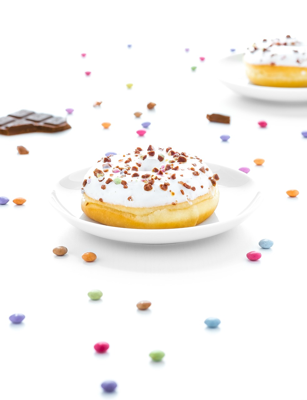 Image - food dessert sweet donut sprinkles