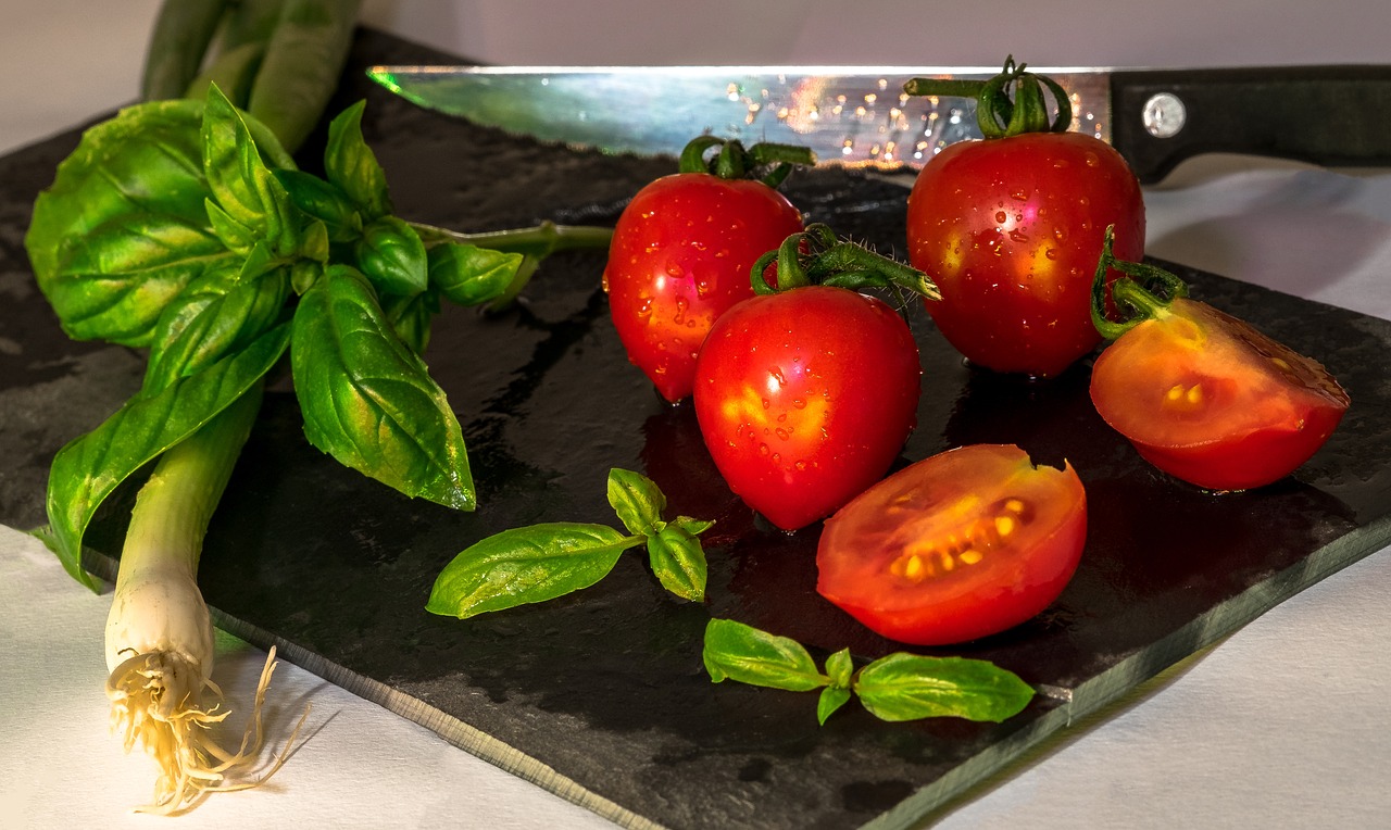 Image - ingredients food cook tomato knife