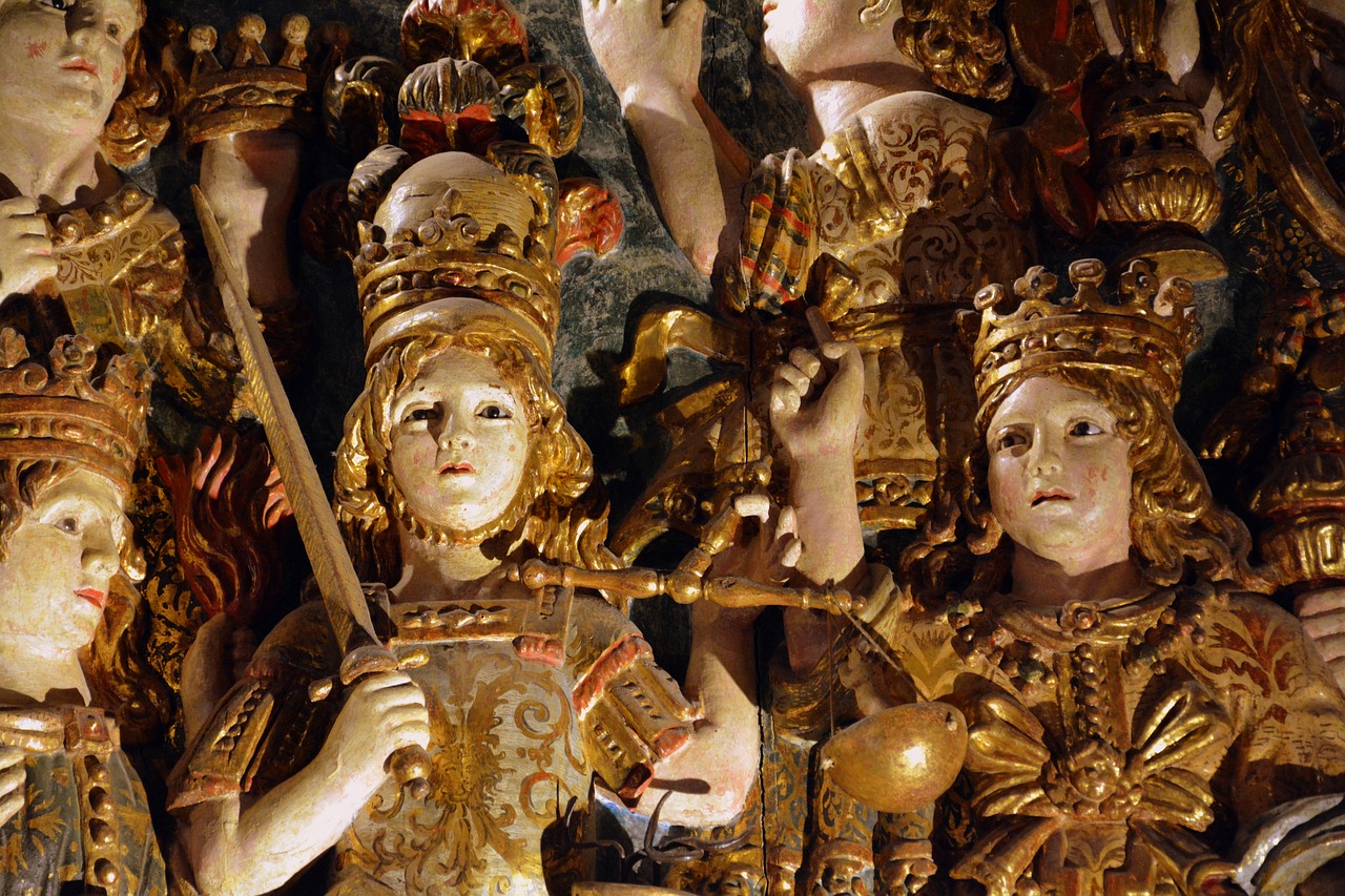 Image - statues warriors sword statue