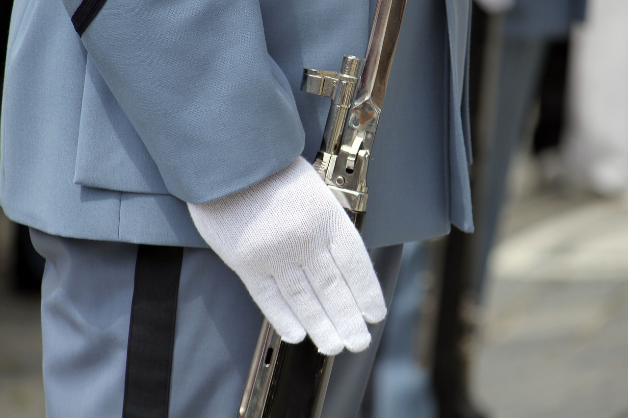 Image - guard bayonet close up hand