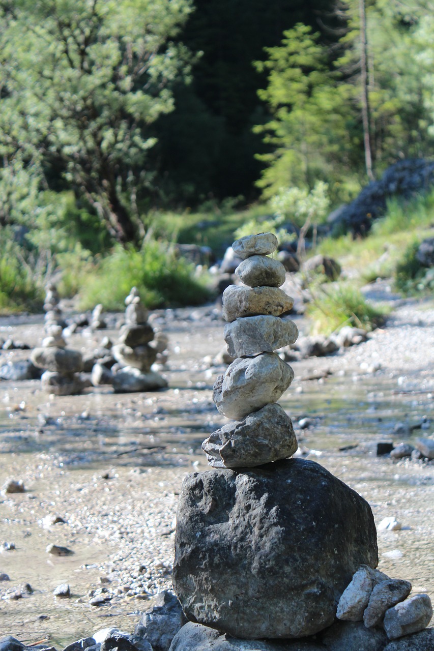 Image - stones stone tower stone cairn