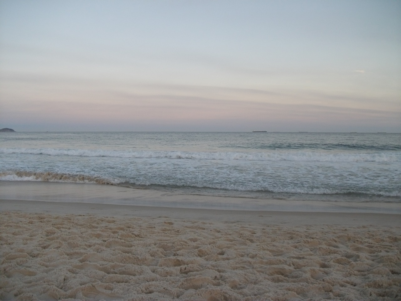 Image - sunset rj beach landscape brazil