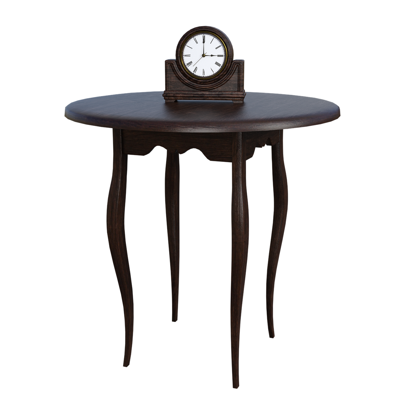 Image - table clock time brown wood board